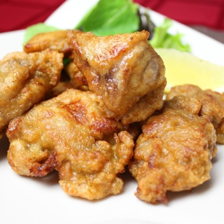 簡単時短!やみつきジューシー鶏腿肉の唐揚げ★